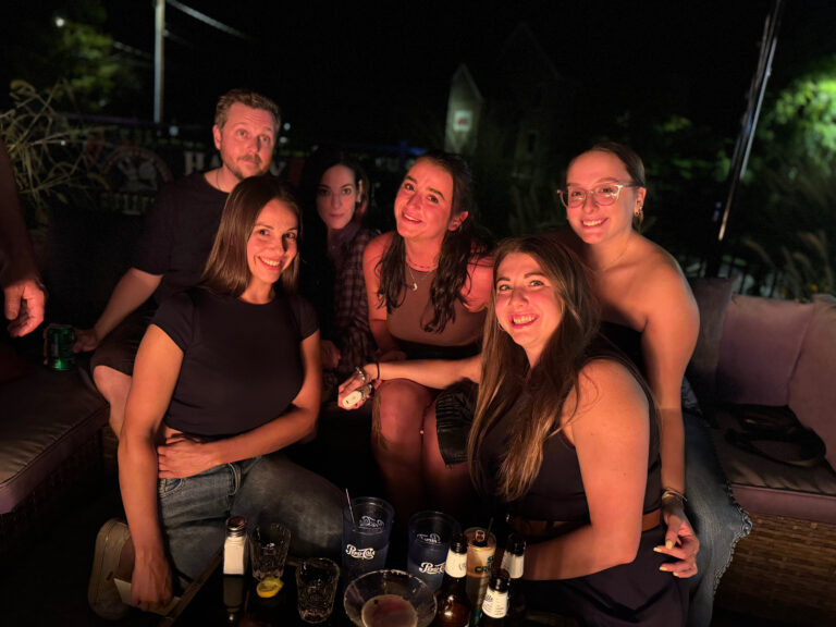 Cute friends playing Music Bingo together in Ulster County, New York