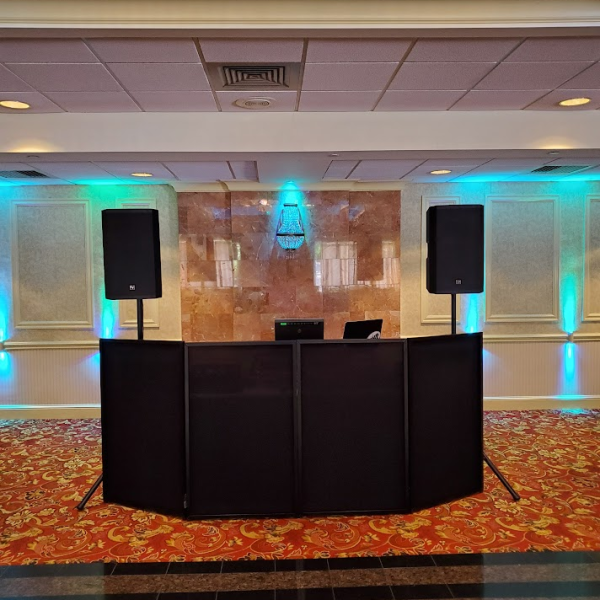 Private event DJ setup | A Great Night Out Entertainment